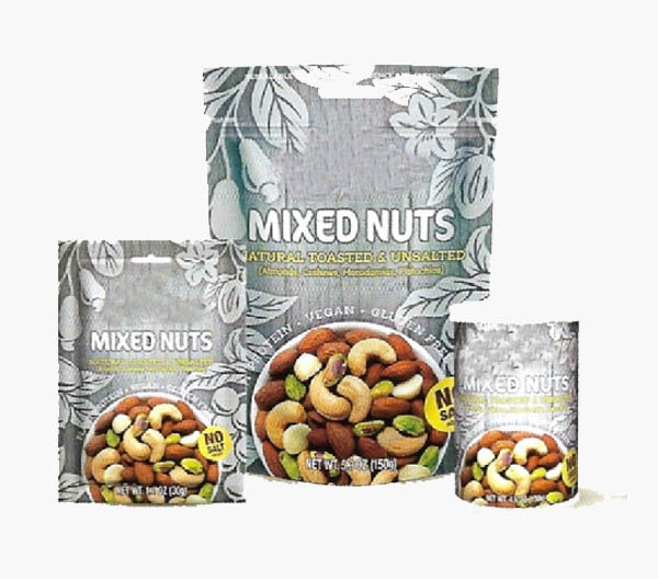 Natural Toasted & Unsalted Mixed Nuts